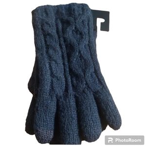 Sonoma Cold Weather Cable Winter Lined Gloves - NWT